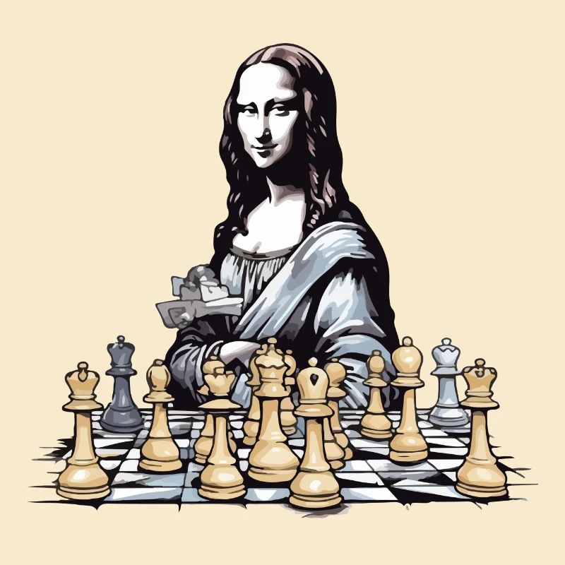 Mona im Schachklub Nr. 2