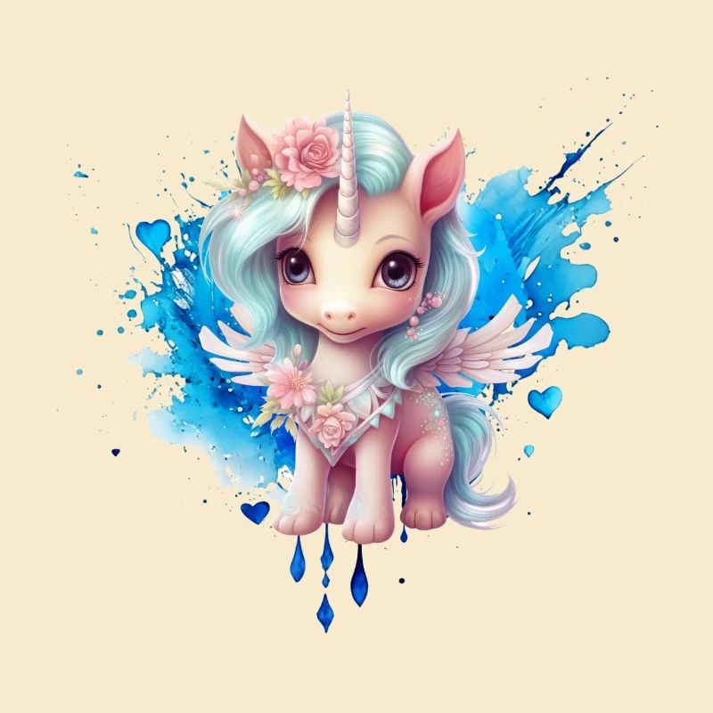 Fee Einhorn Herz Fairy