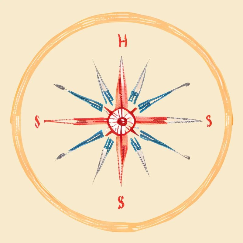 Nordic Viking Compass