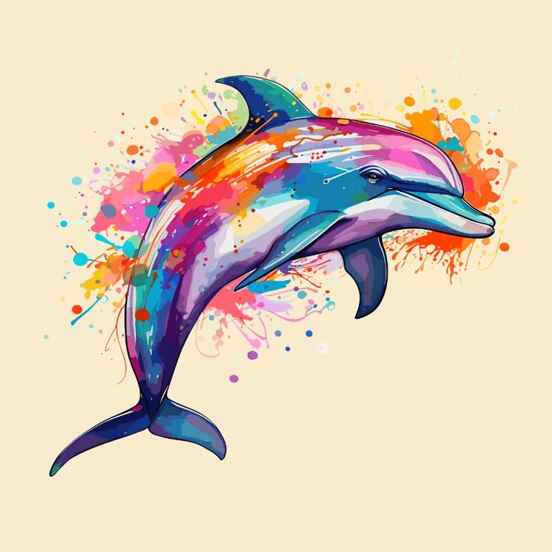 der bunte Delfin