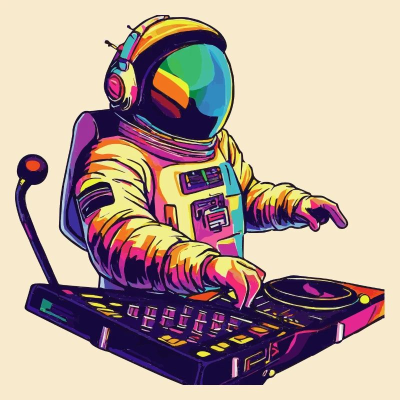 Astronaut DJ Geschenkidee