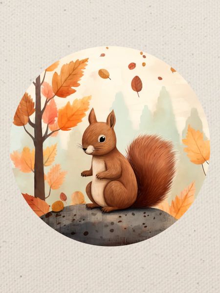 Eichhörnchen im Herbst