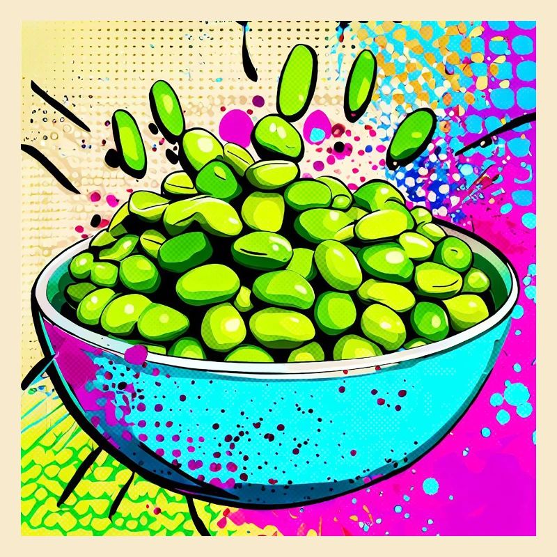 Edamame Pop Art