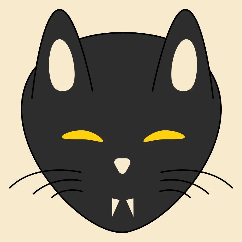 Halloween vampire cat