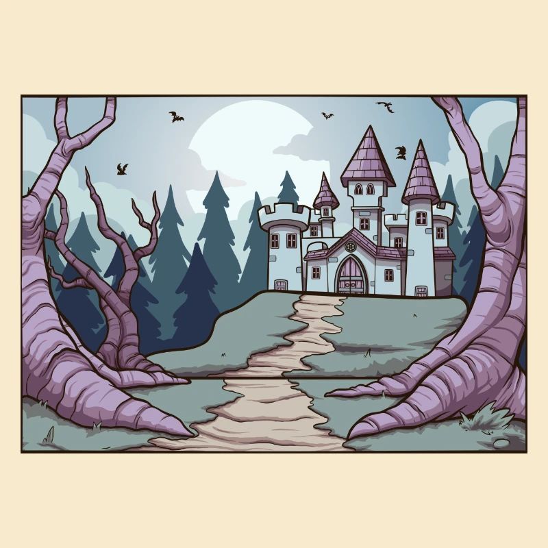 Halloween Dracula Vampire Mansion