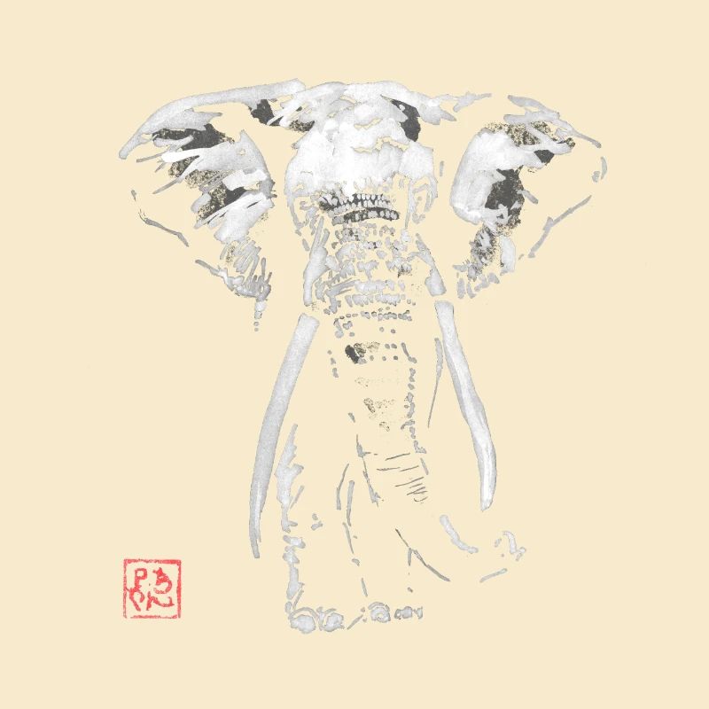 Elefant im Dunkeln
