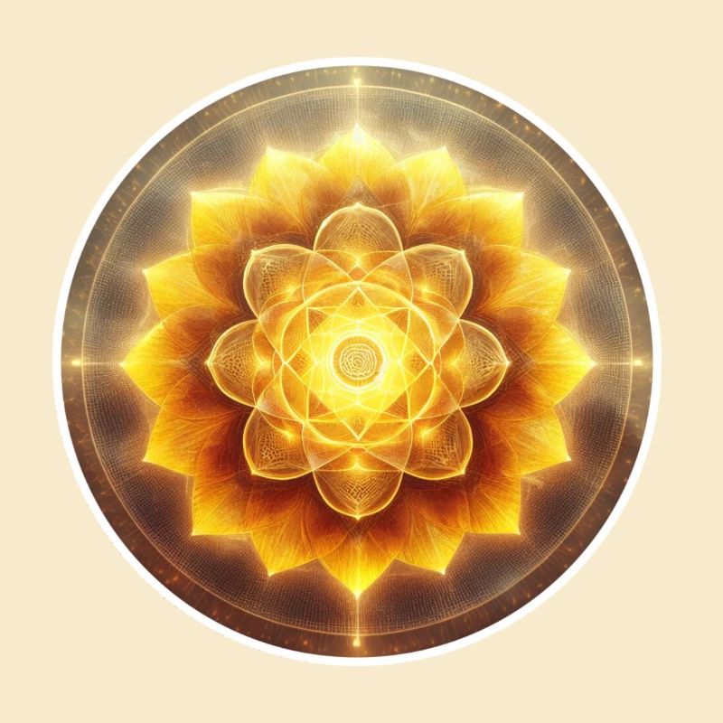 Blume der Kraft - Solarplexus-Chakra
