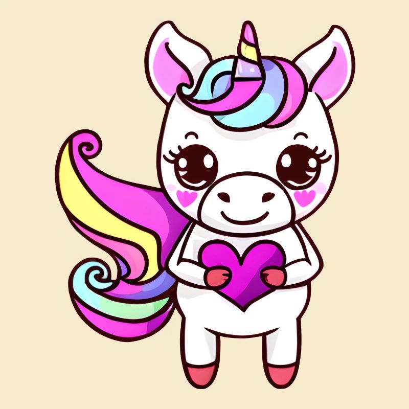 Einhorn Fabeltier Mädchen Einhörner Unicorn