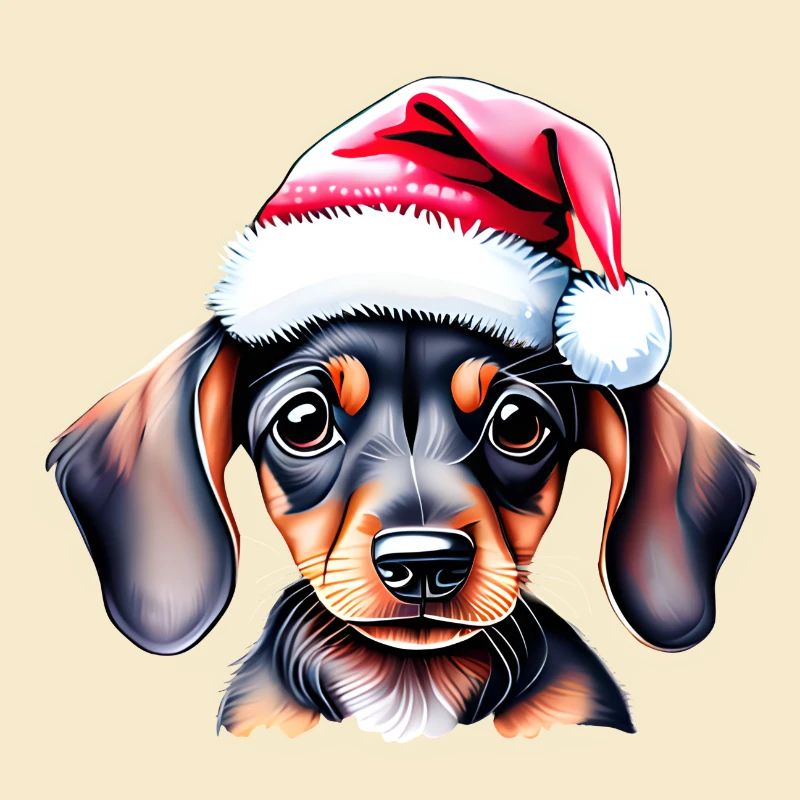 Teckel Noël Noël chien teckel chiot