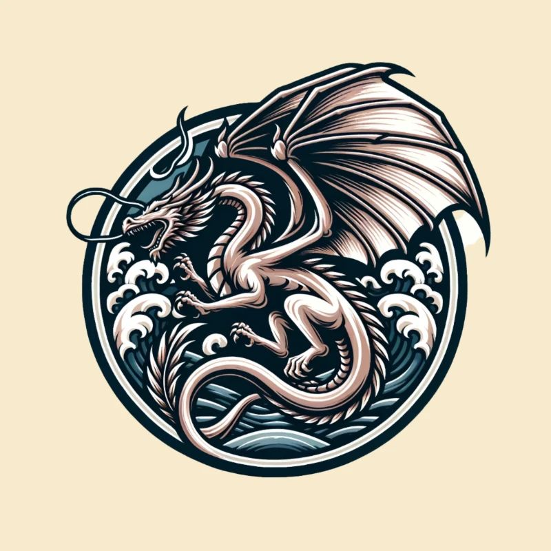 Wunderschönes Drachen-Design