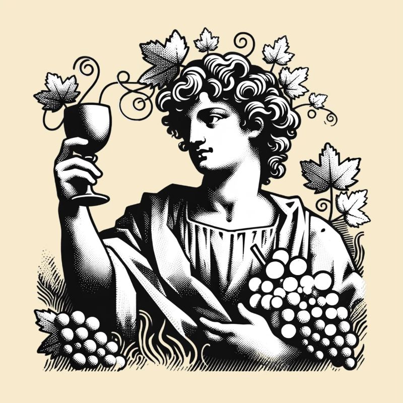 Bacchus Caravaggio Hommage