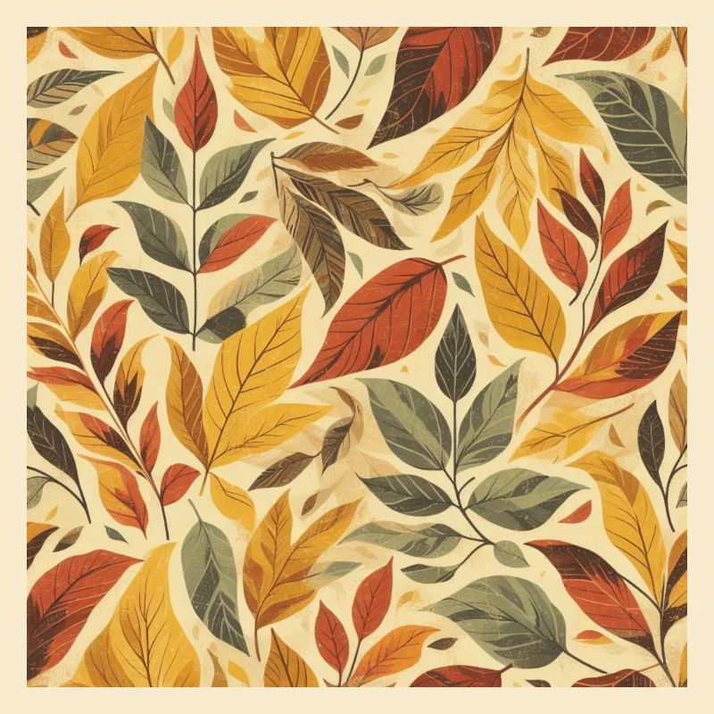 Buntes Herbst Laub