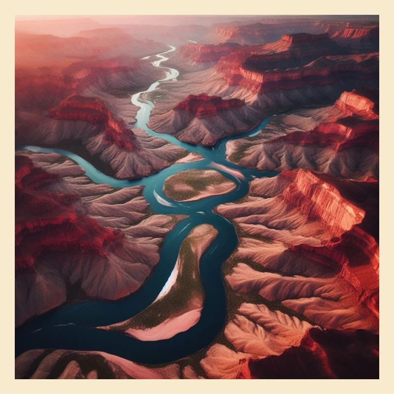 Fluss Landschaften