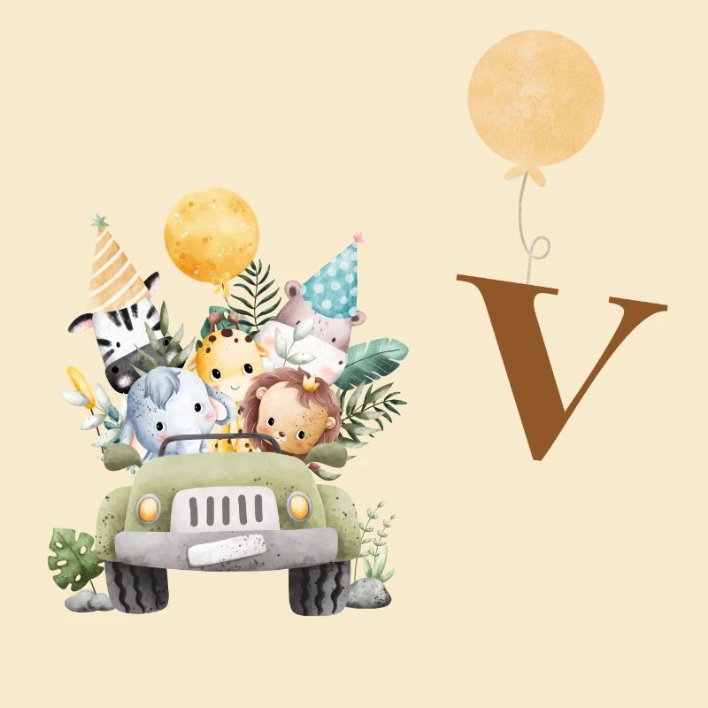 Buchstabe V Safari