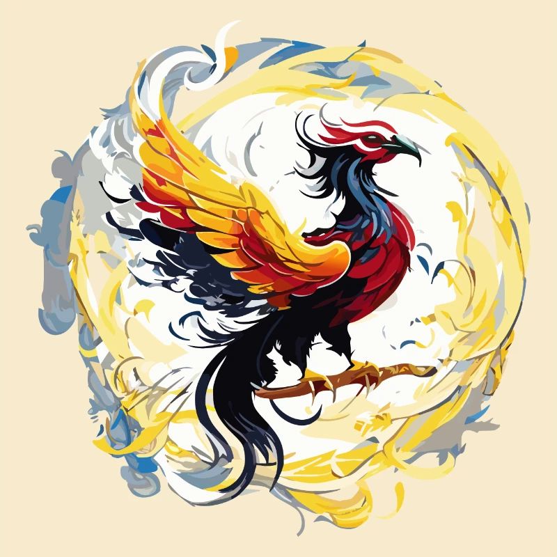 Flammender Phönix (Sammlung von Kunstwerken)