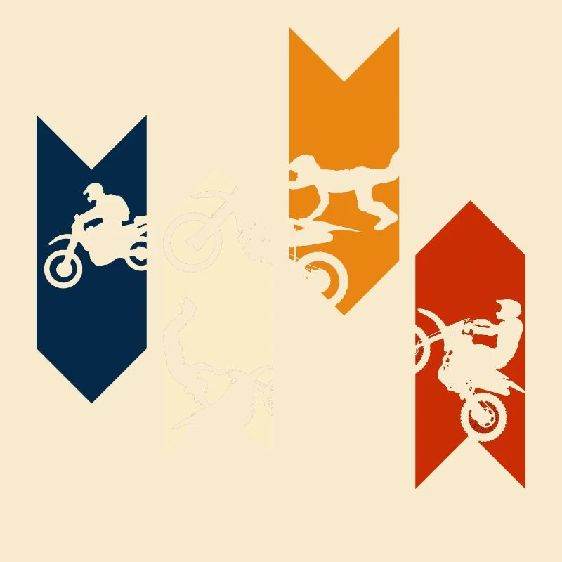 Vintage Retro Motorcycle - Motorcycle Gift Idea