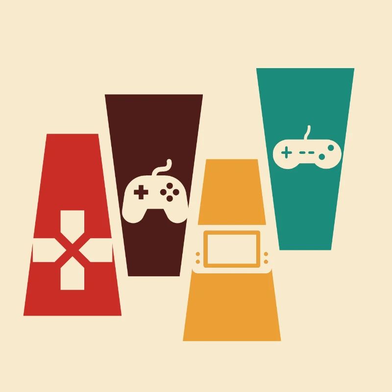 Vintage Retro Console Console Gift Idea