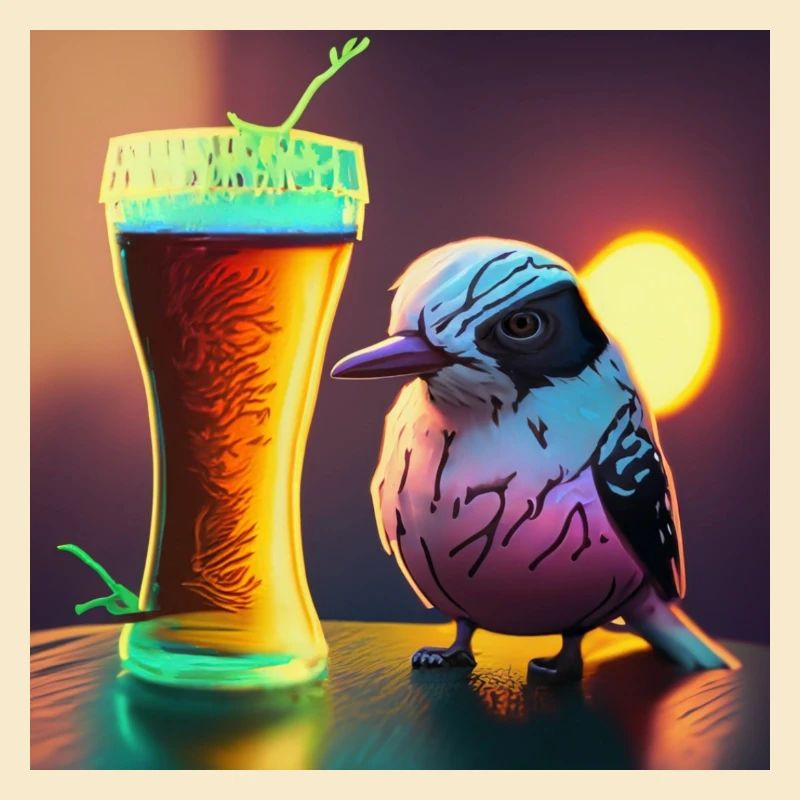 Wütender Vogel