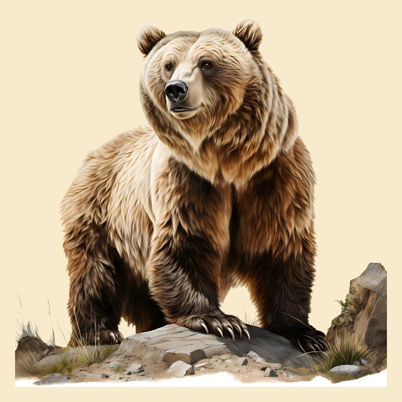 Brown bears are large, formidable predators