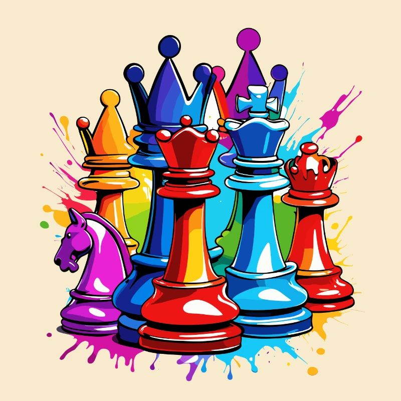 Chess / Pieces / Strategy / Brain Teaser / Nerd