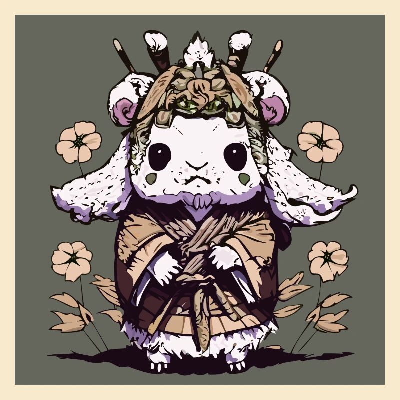 Ziege im Kimono