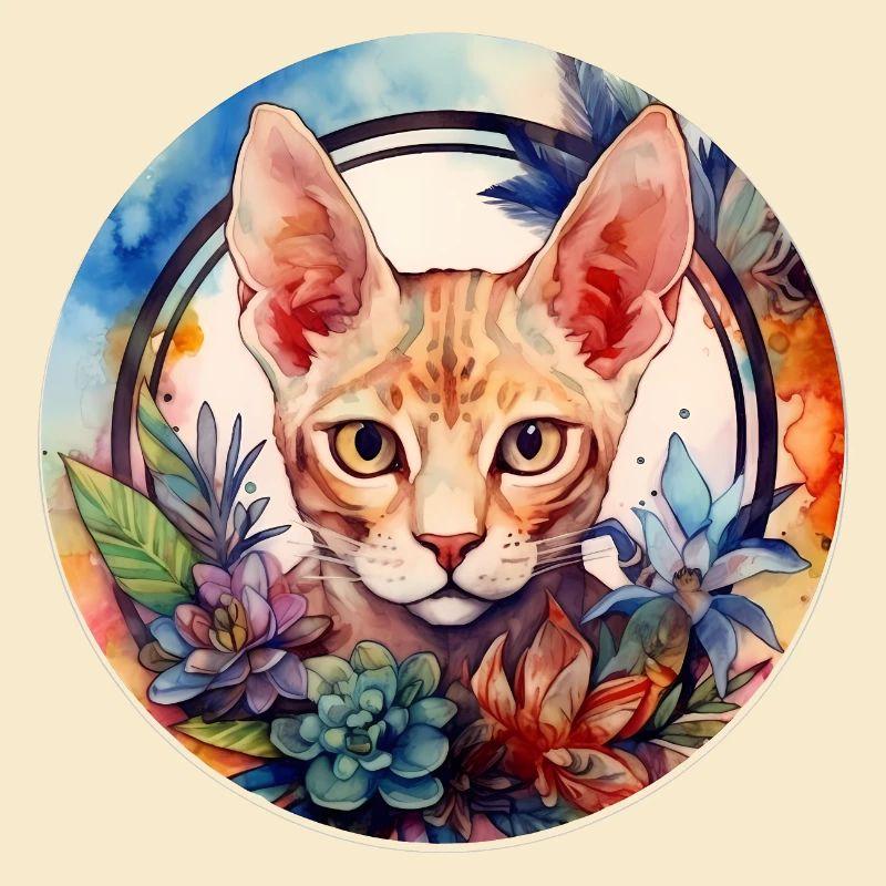 Devon Rex Katze Boho-Stil, Liebeskatzen