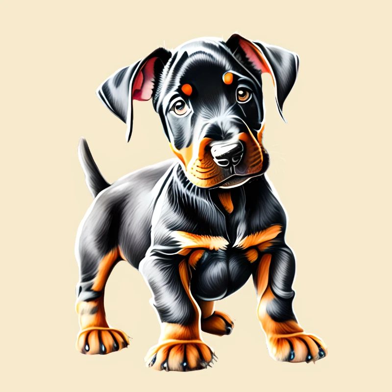 Dobermann Hund Dobermannwelpe Dobermanntrainer