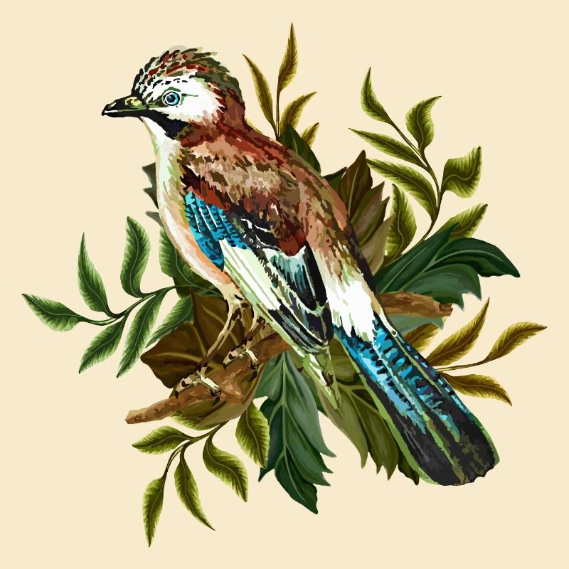 Bunter Vogel
