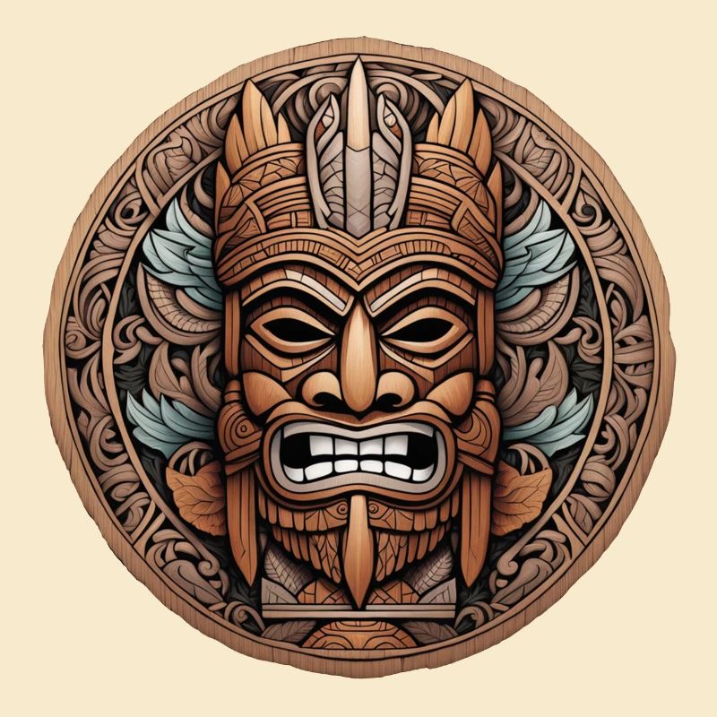 Tiki Beach - Polynesia Statue