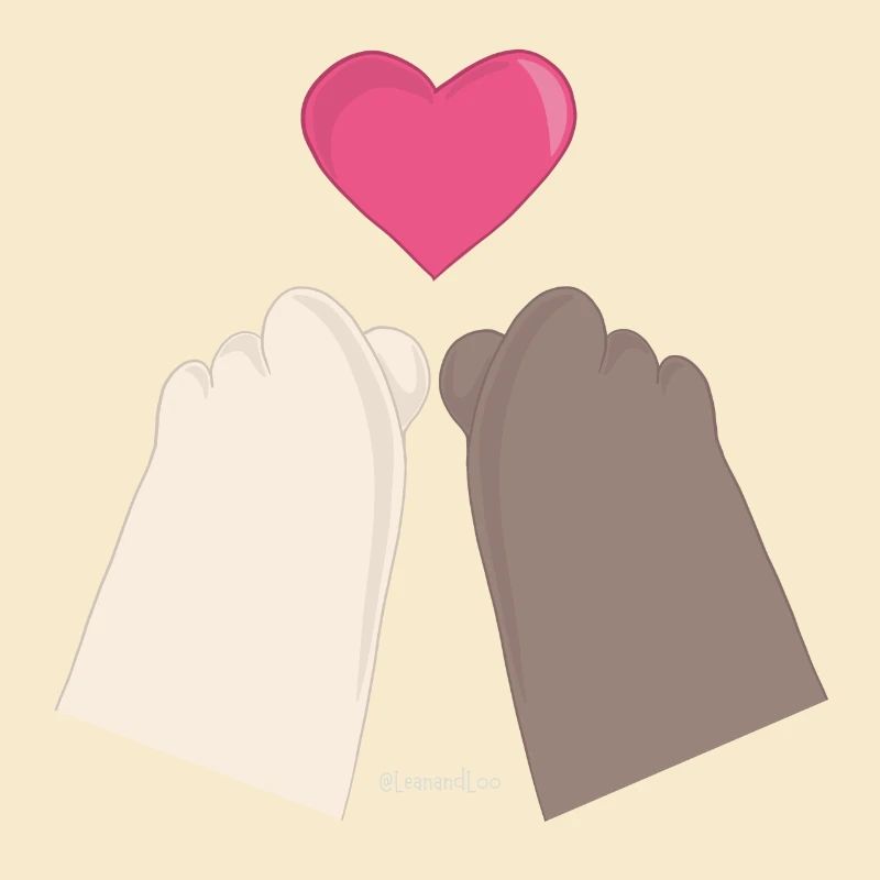 Coeurs de doigts Lean & Loo