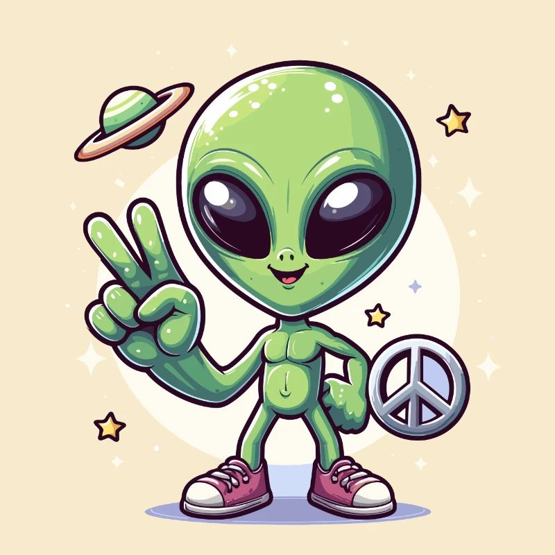 Cartoon-Alien