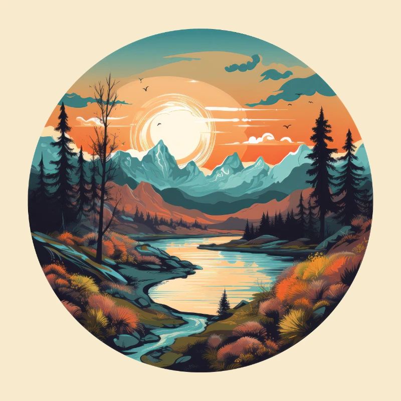 Sunset dreamscape