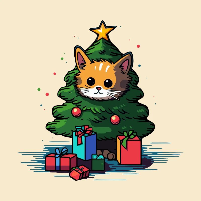 Weihnachtskatze