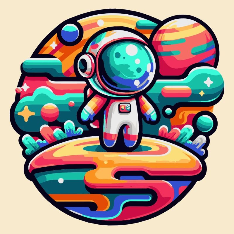 Kleiner Astronaut