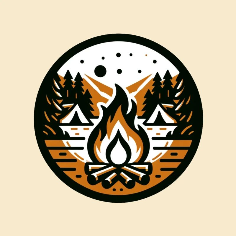 Lagerfeuer im Wald