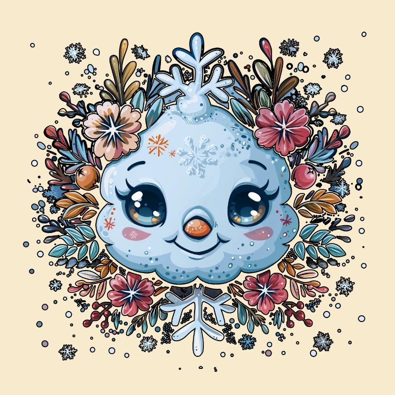 Flocon de neige pour les enfants