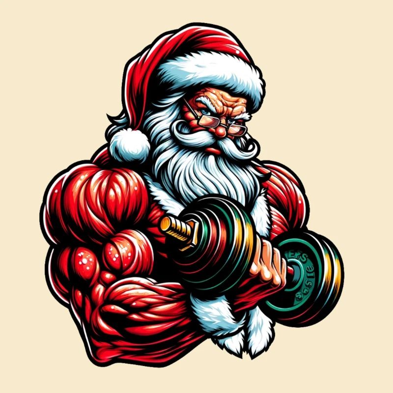 Père Noël de curling