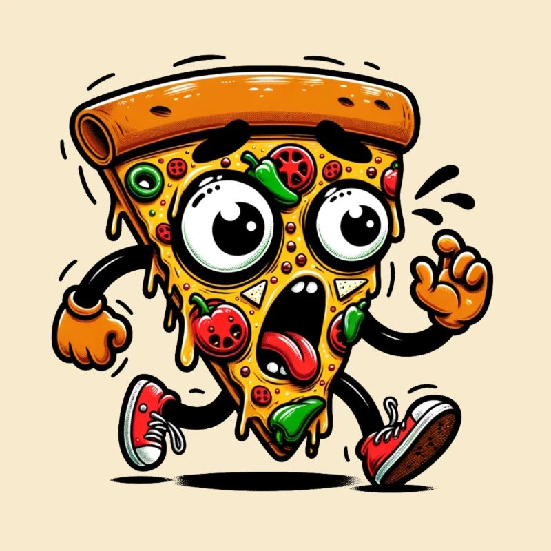 Pizza en cours d’exécution