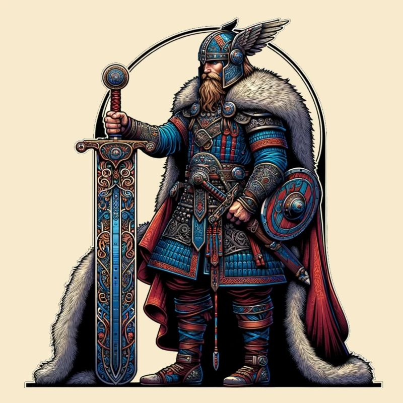 Ein starker Vikinger.