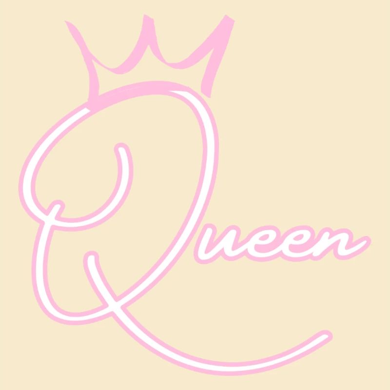 Queen-Logo mit Krone