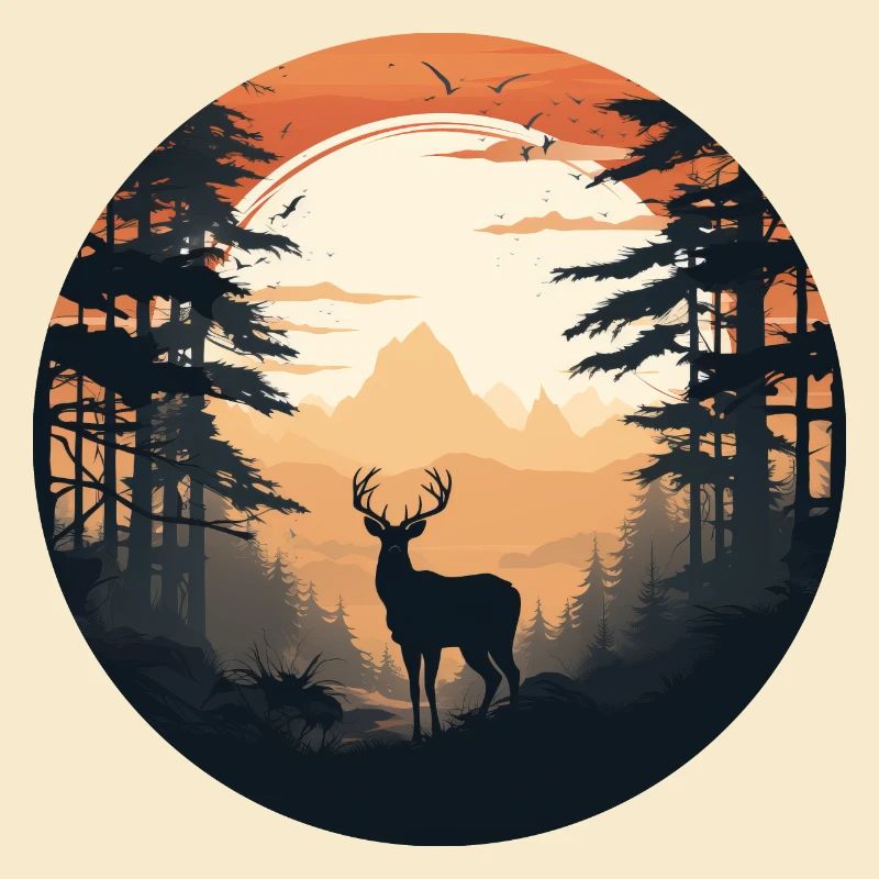 Morgendlicher Wald
