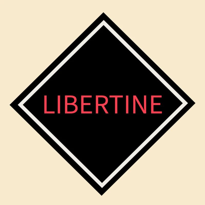 Libertine Warnschild