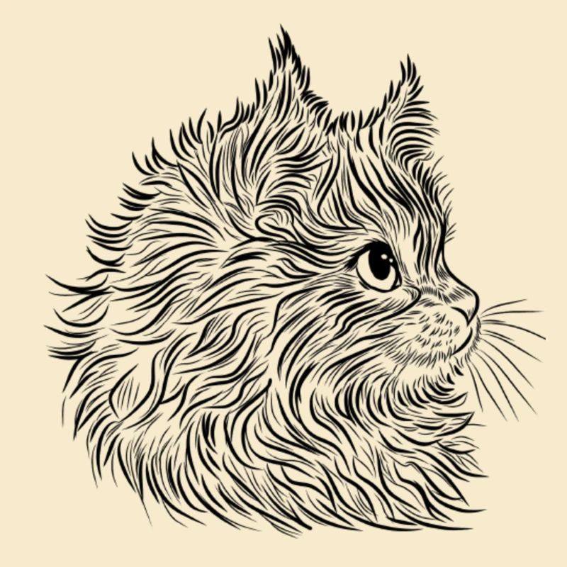Katze lineart
