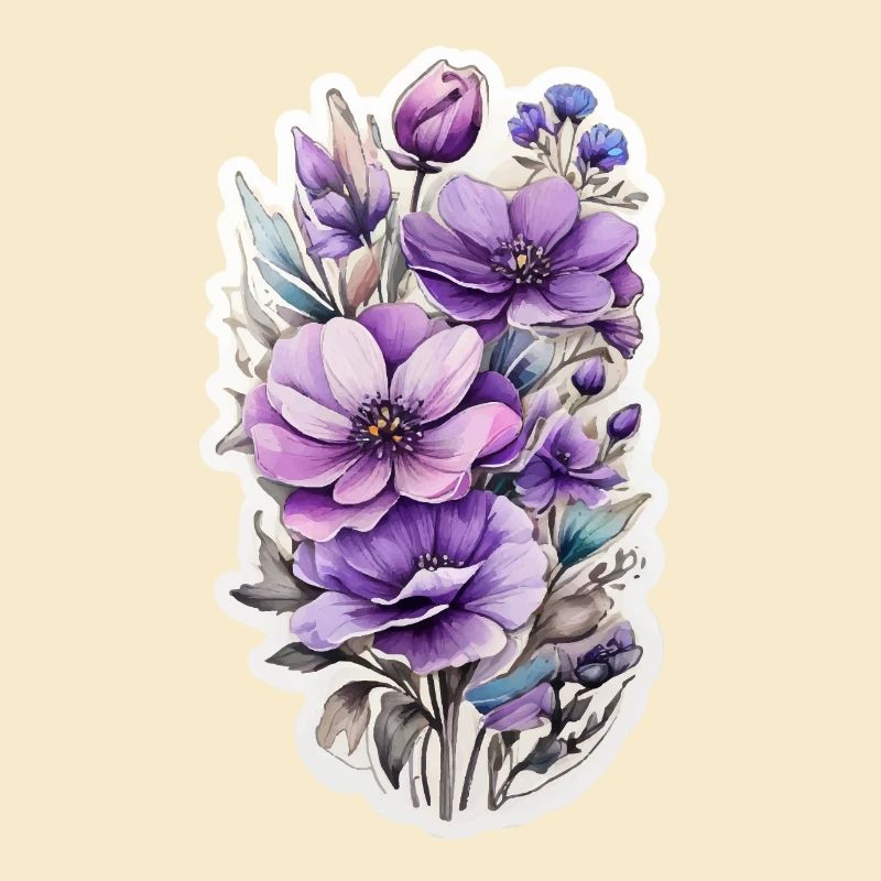 Blaue Wildblume
