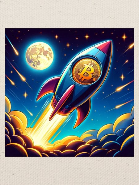Bitcoin Moon rocket 1