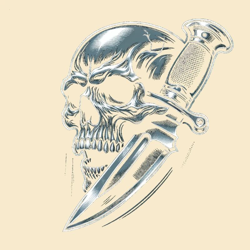 Shadow Strike: Skull Pierced by Dagger