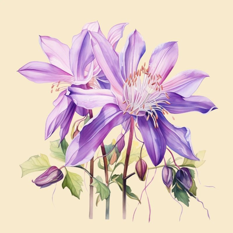 Akelei Blume