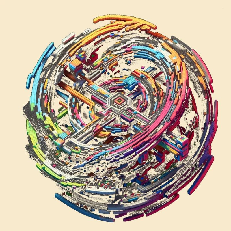 Voxel Infinity Labyrinth