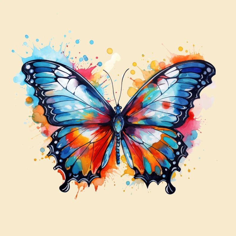 Regenbogen-Schmetterling