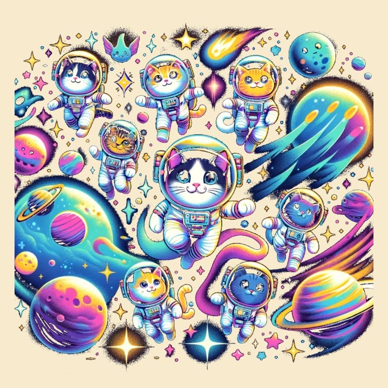 Kosmische Kätzchen-Expedition